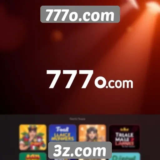 Interface do usuário do 777o.com facilita navegação