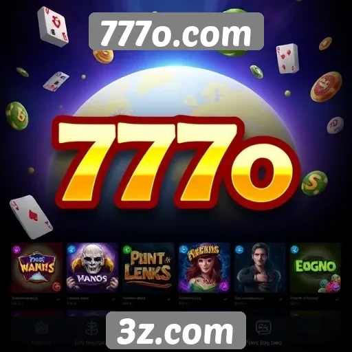 Variedade de jogos disponíveis no 777o.com